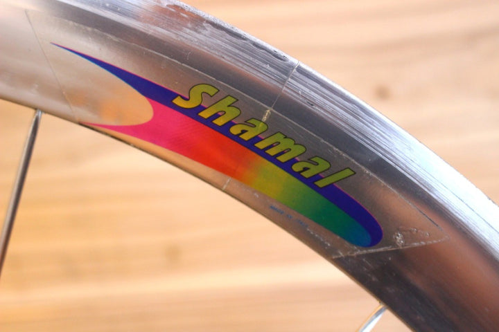 カンパニョーロ Campagnolo シャマル SHAMAL 1st アルミ チューブラー ホイールセット カンパ8S 銀シャマル 【名古屋店】