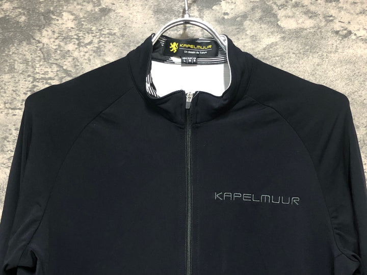 KI948 カペルミュール kapelmuur 長袖 サイクルジャケット 黒 L 裏起毛 スレ