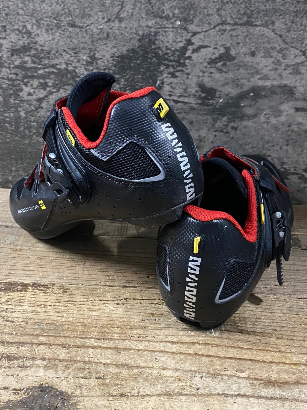 KF144 マヴィック MAVIC ERGORIDE ビンディングシューズ SPD 黒 EU41 1/3