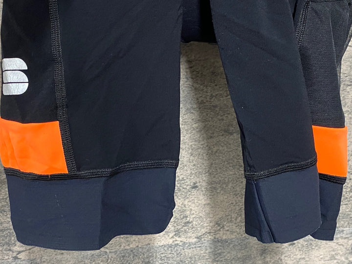 JQ384 スポーツフル sportful ビブショーツ 黒 オレンジ L