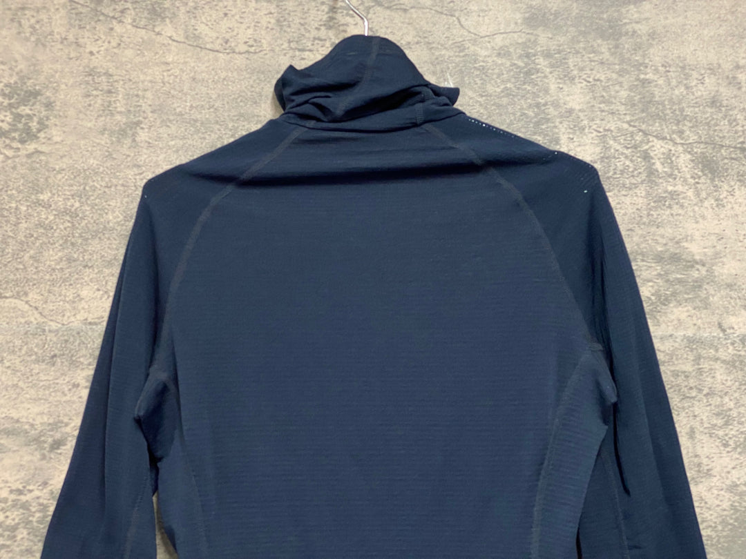 JV272 ラファ Rapha PRO TEAM THERMAL BASE LAYER 長袖 ベースレイヤー 濃紺 M 裏起毛