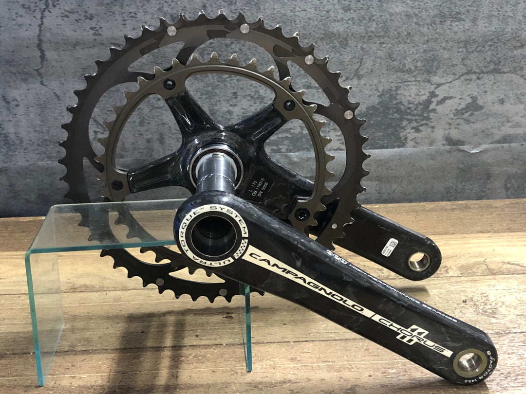 JX308 カンパニョーロ Campagnolo コーラス CHORUS 11 FC11CH092C カーボン クランクセット 52/39T 170mm 5h ULTRA TORQUE