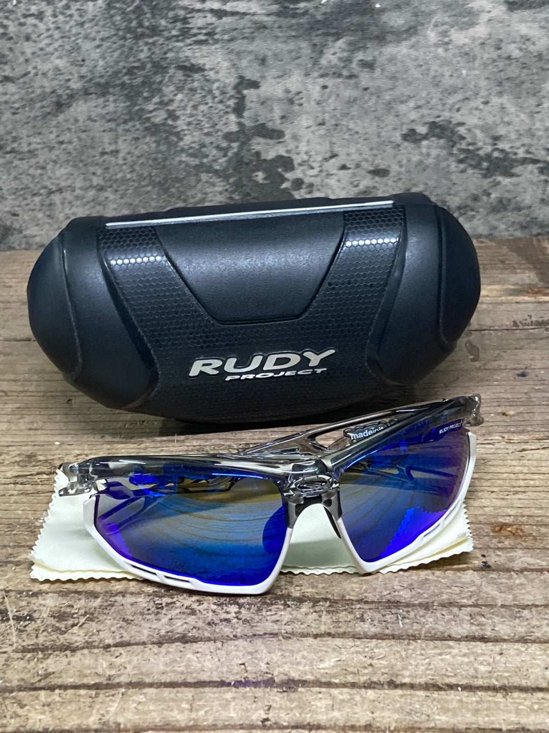 JI993 ルディプロジェクト RUDY PROJECT FOTONYK ミラーレンズ アイウェア サングラス クリアブラック ケース付属