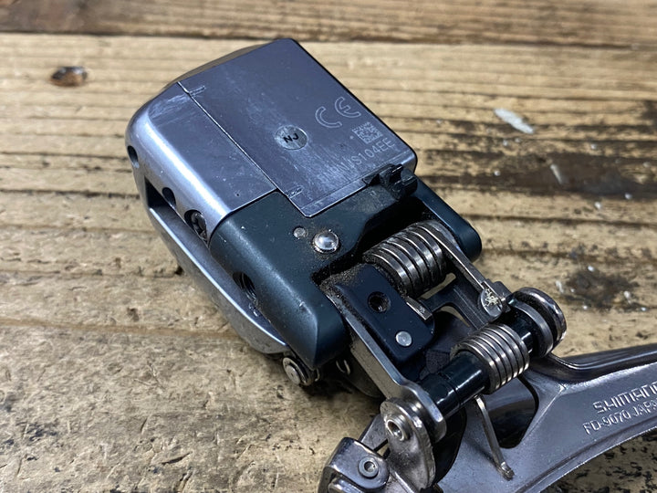 KN511 シマノ SHIMANO デュラエース DURA-ACE FD-9070 フロントディレイラー Di2 電動 直付 ※直付ボルト無し、動作確認済