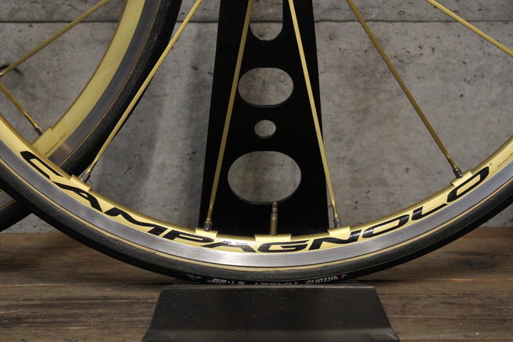 カンパニョーロ CAMPAGNOLO シャマルウルトラ ゴールド SHAMAL ULTRA GOLD アルミ チューブラー ホイールセット カンパ 11S/12S 【福岡店】
