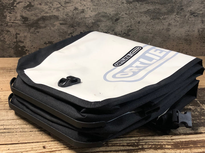 JQ950 オルトリーブ ORTLIEB WATERPROOF Back Roller Classic パニアバッグ 白 ※汚れ