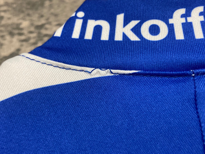 KJ861 スポーツフル sportful 半袖 サイクルジャージ 青白 L SAXO BANK TINKOFF
