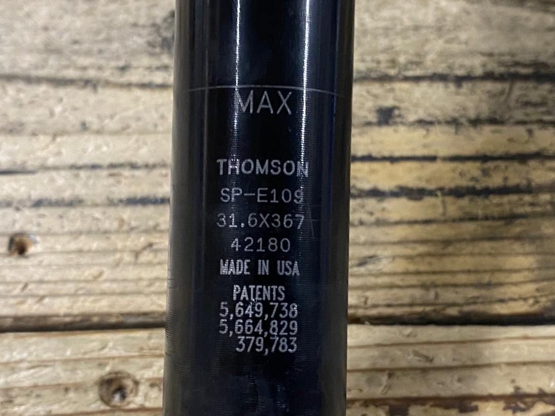 KI483 トムソン THOMSON ELITE SP-E109 アルミ シートポスト Φ31.6×410mm SB0mm