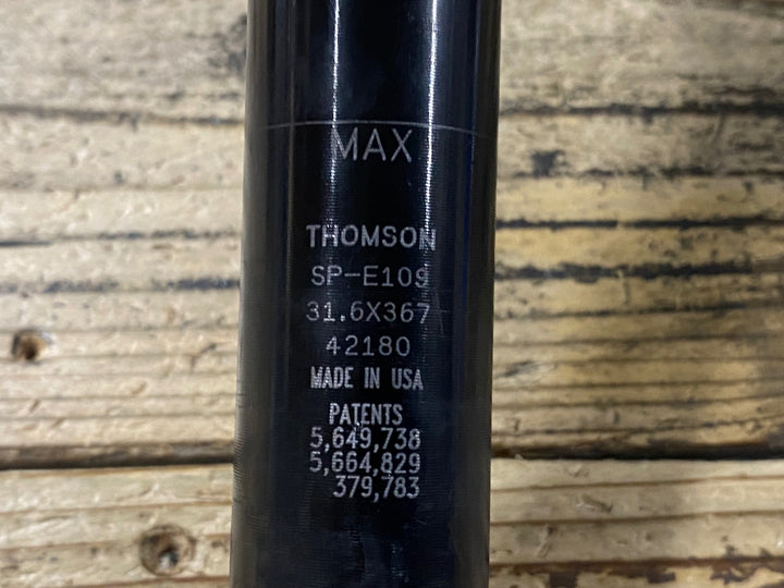 KI483 トムソン THOMSON ELITE SP-E109 アルミ シートポスト Φ31.6×410mm SB0mm