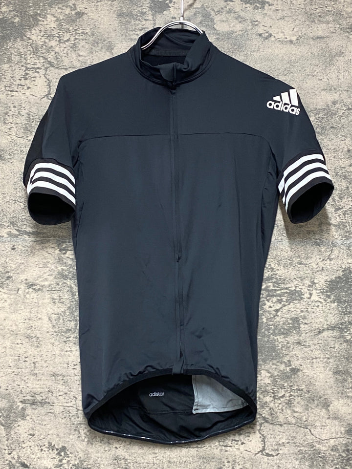KH483 アディダス adidas 半袖 サイクルジャージ 黒 M