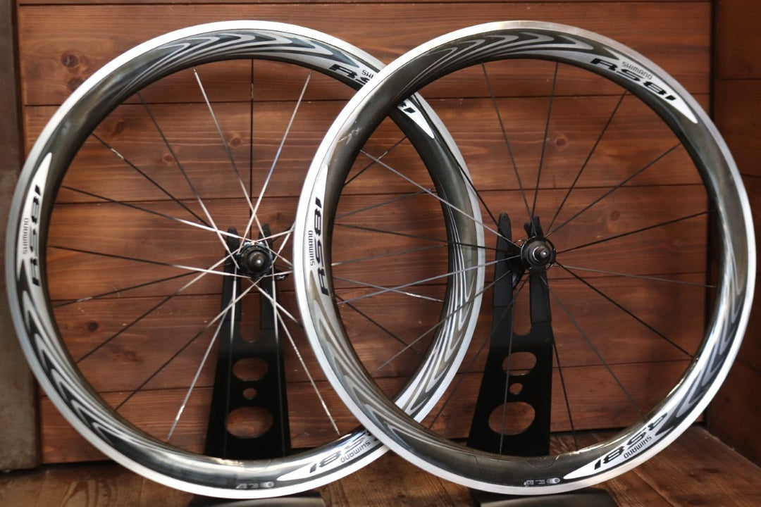 シマノ SHIMANO WH-RS81-C50 アルミ カーボン クリンチャー ホイールセット シマノ11S/12S 17C 【東京南麻布店】