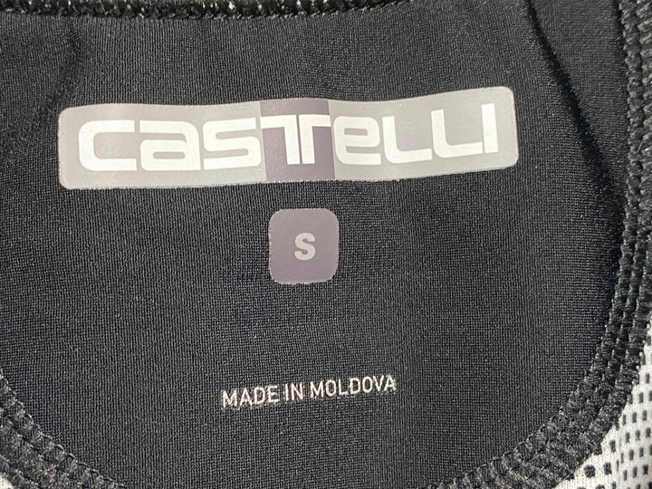 JS953 カステリ CASTELLI ALPHA ROS 2 JACKET ROSSOCORSA 長袖 サイクルジャケット グレー 黒 S 裏起毛