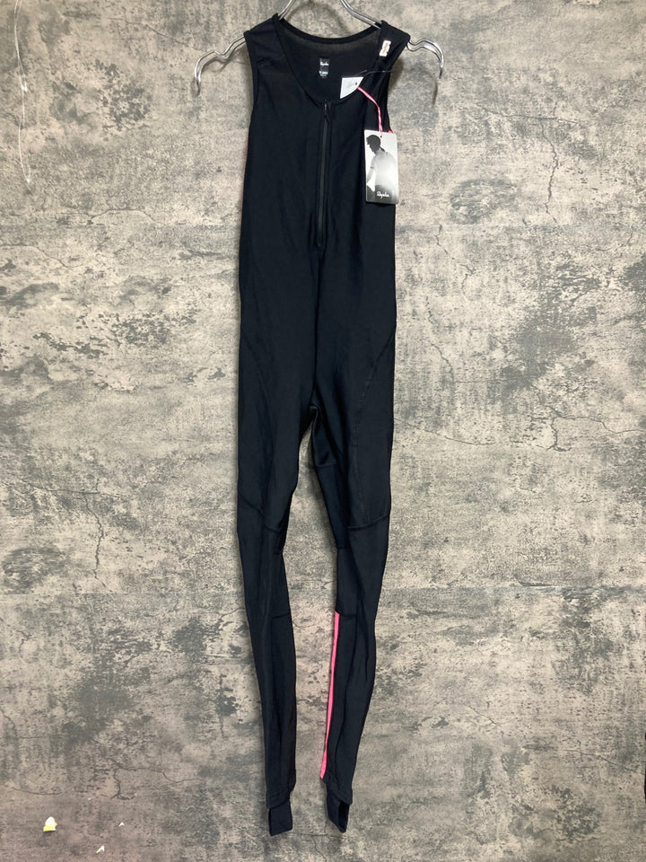 JE309 ラファ Rapha WOMEN'S WINTER TIGHTS ビブタイツ ブラック ピンク レディース XXS 裏起毛