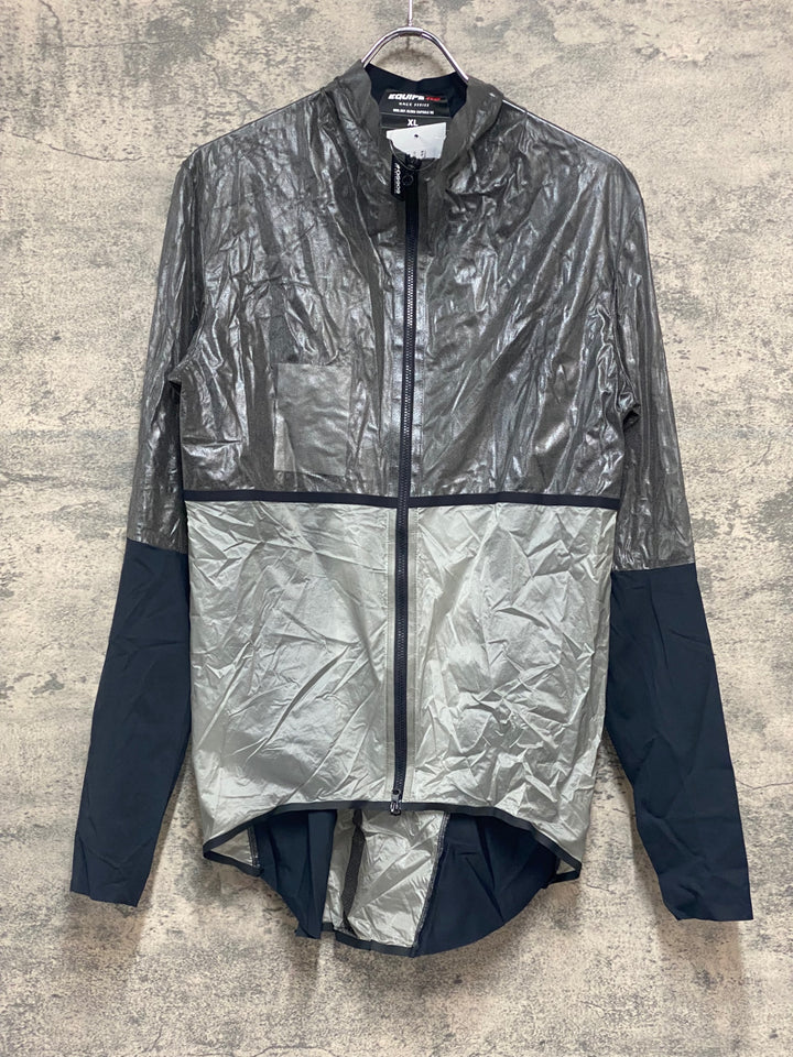 JY644 アソス ASSOS EQUIPE RS Clima Capsule 長袖 ウィンドブレーカー グレー L