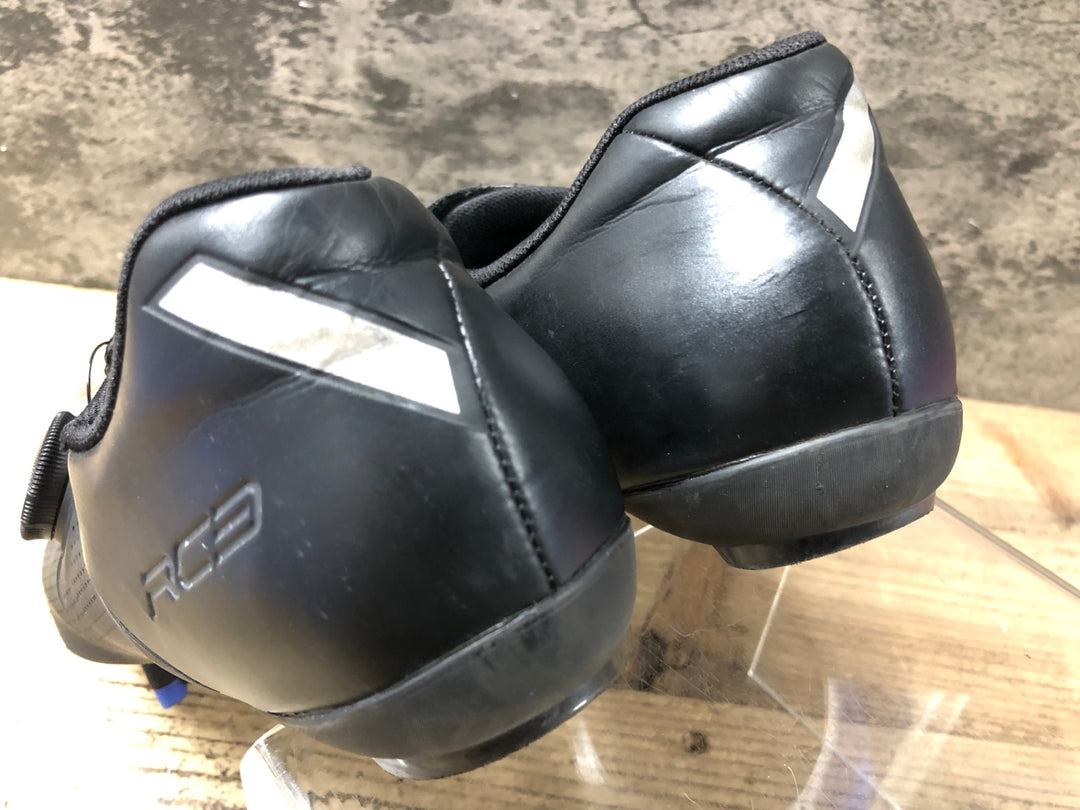 KA353 シマノ SHIMANO RC3 SHRC302M L01S ビンディングシューズ BOA 3穴 黒 EU43 ※傷