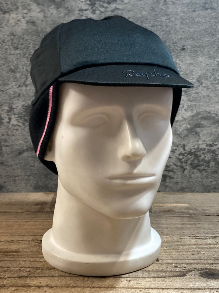 KB443 ラファ Rapha サイクルキャップ 黒 厚手
