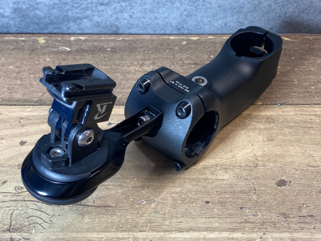 JV815 スペシャライズド SPECIALIZED TARMAC STEM アルミ ステム 黒 80mm 6° Φ31.8