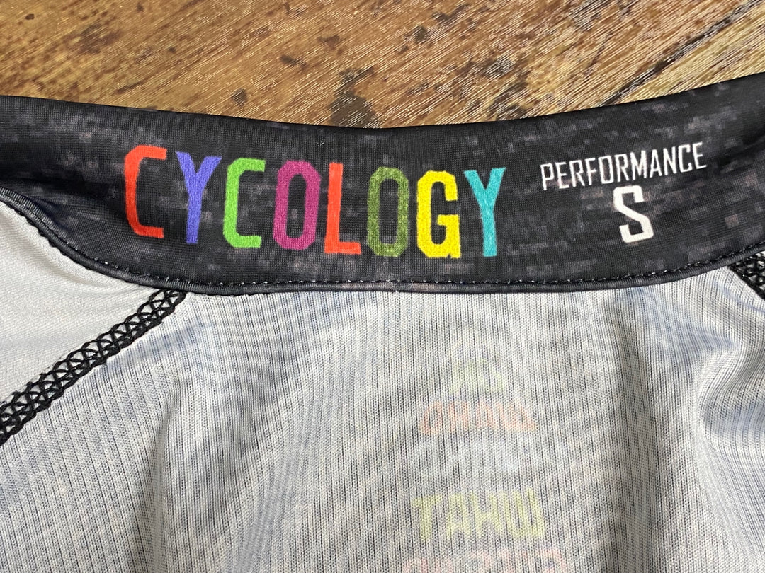 JP563 サイコロジー CYCOLOGY 半袖 サイクルジャージ 黒 S