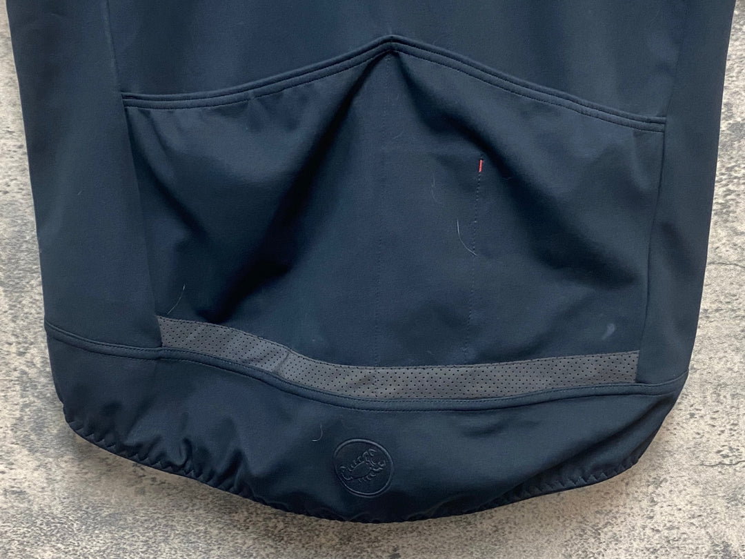 KR437 カステリ CASTELLI gabba Ros Black Out Jersey 半袖 サイクルジャケット 黒 3XL 裏起毛