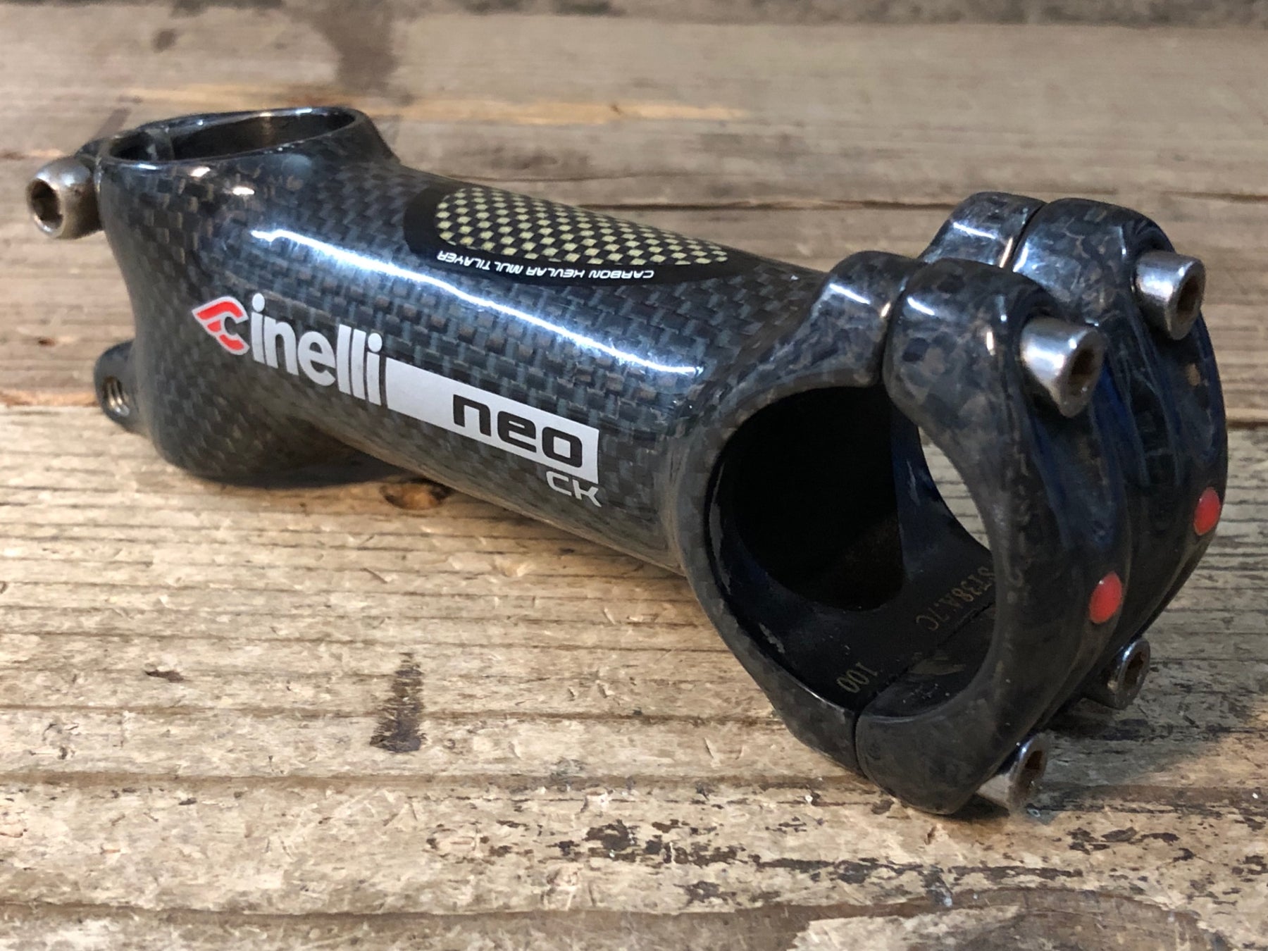 JQ553 チネリ cinelli neo CK アルミ カーボンラップ ステム Φ31.8