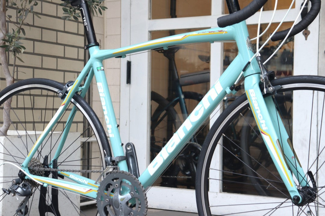 ビアンキ BIANCHI ヴィア ニローネ VIA NIRONE 7 2016モデル 57サイズ シマノ クラリス 2400 8S アルミ ロードバイク 【横浜店】