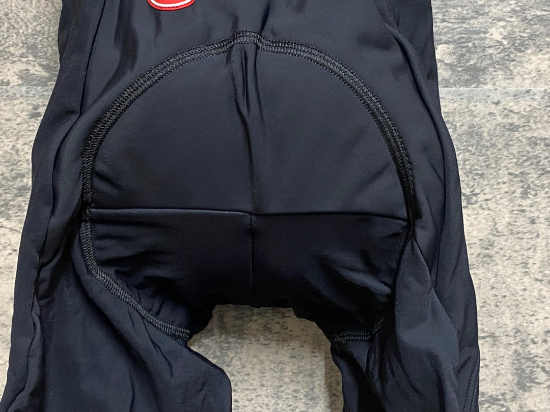 JS471 カステリ CASTELLI NANOFLEX PRO BTIGHT ビブタイツ 黒 S 裏起毛