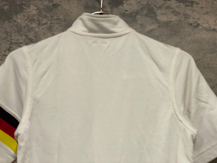 JX634 ラファ Rapha COUNTRY JERSEY 半袖 サイクルジャージ 白 レディース XS ドイツ