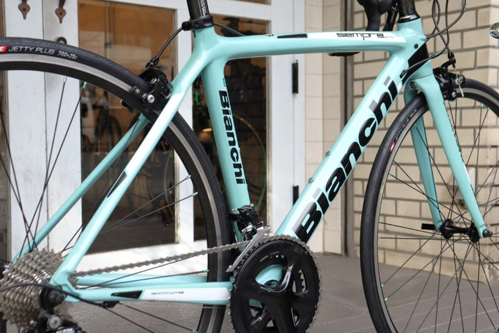 ビアンキ Bianchi センプレ プロ SEMPRE PRO 2018モデル 50サイズ シマノ 105 5800 MIX 11S カーボン ロードバイク 【横浜店】