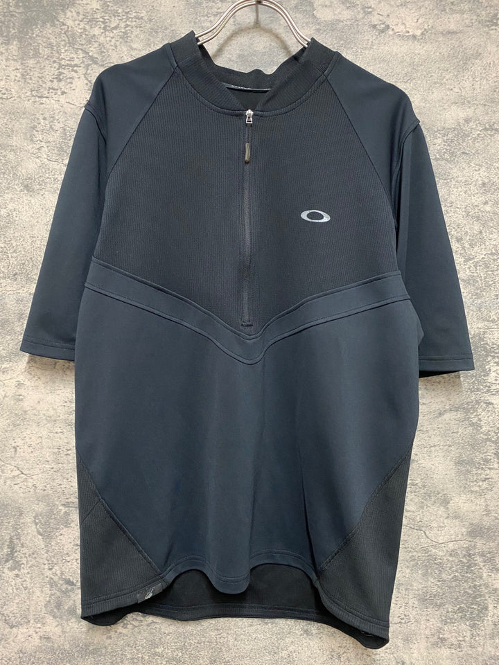 JL166 オークリー OAKLEY 半袖 シャツ 黒 Ｍ