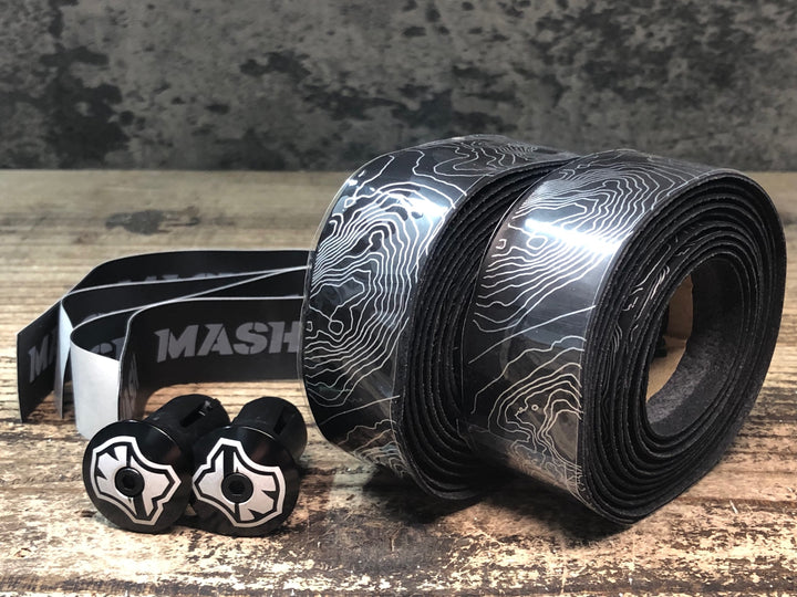 JN774 MASH HANDLE BAR TAPE バーテープ 黒 ※一部劣化のためジャンク
