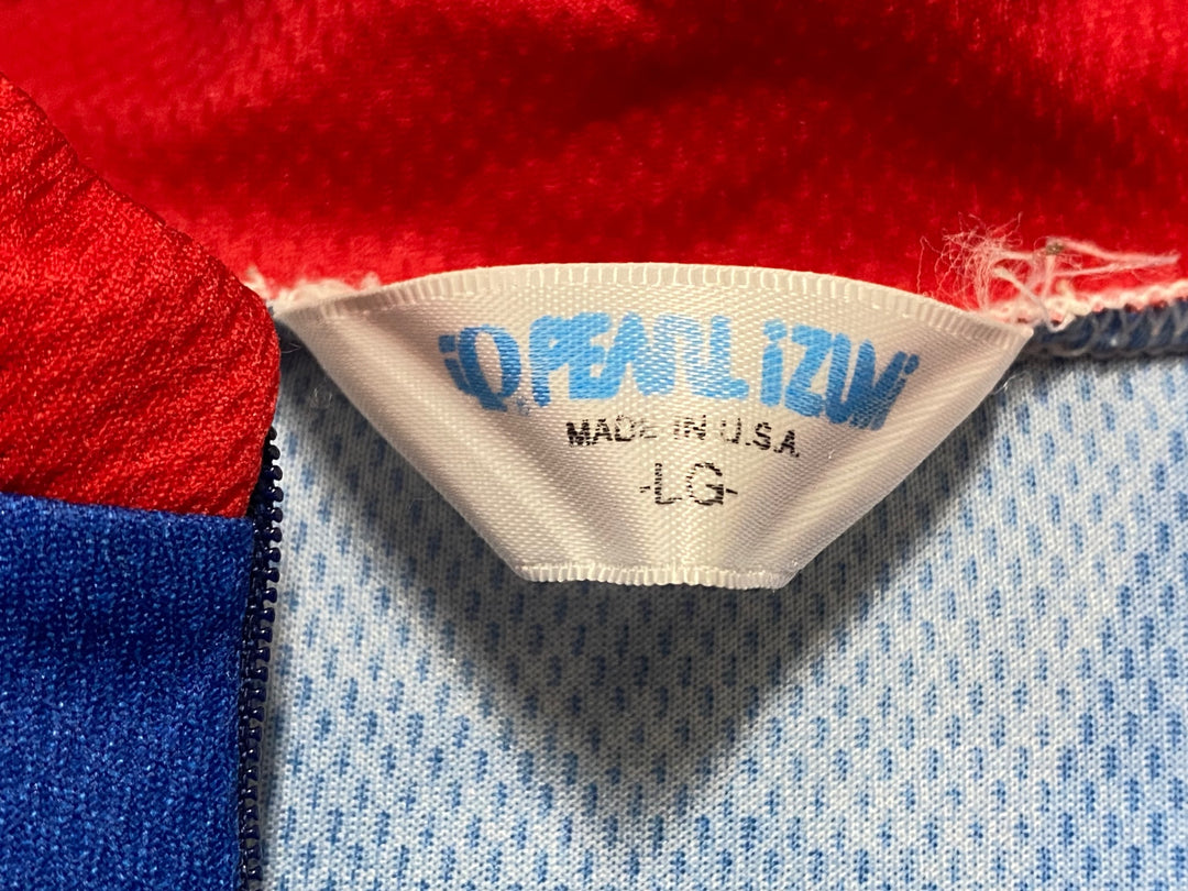 KK055 パールイズミ PEARL iZUMi 半袖 サイクルジャージ 青 LG
