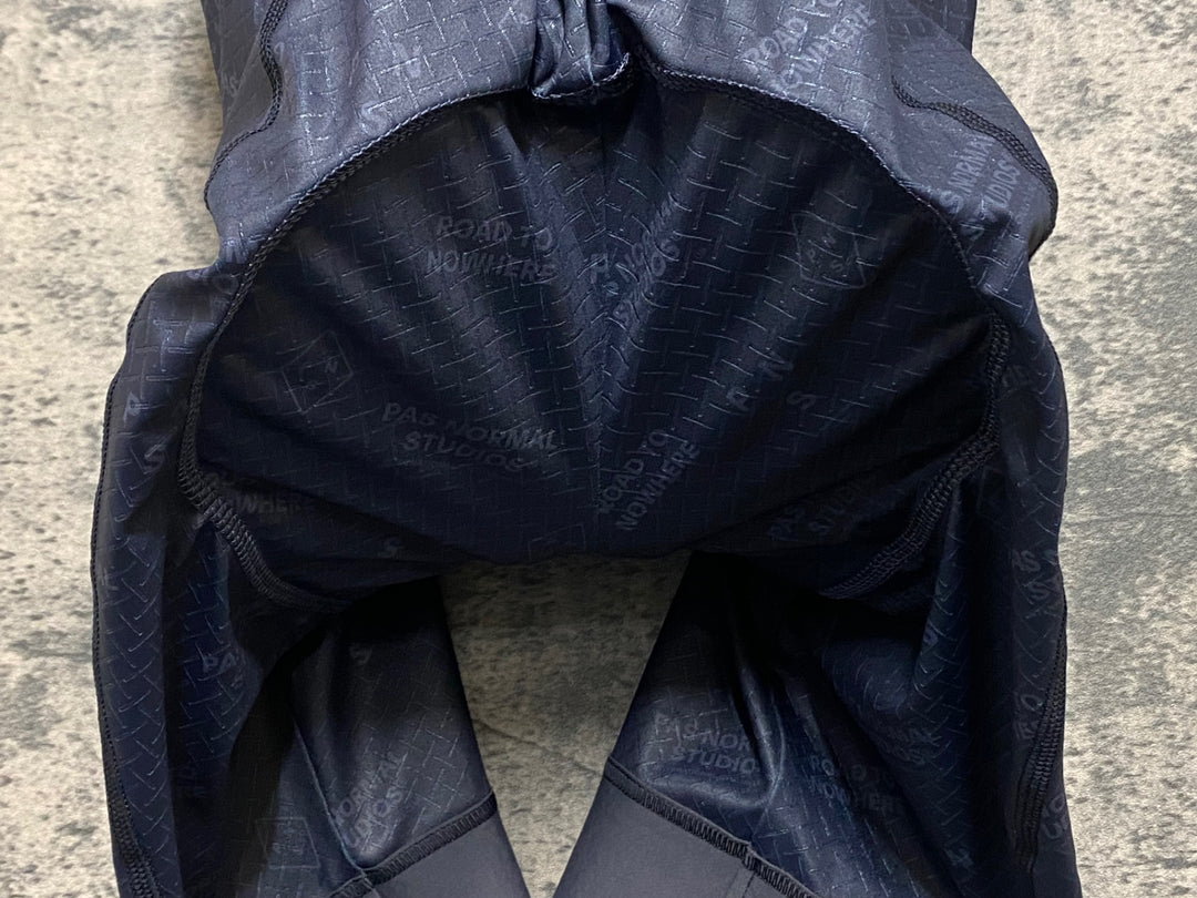 KM711 パスノーマルスタジオ PAS NORMAL STUDIOS MECHANISM LATE DROP BIB SHORTS ビブショーツ グレー S