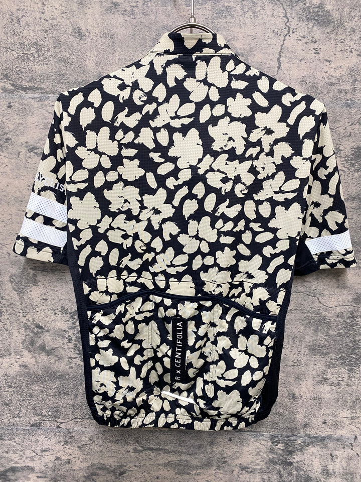 JZ692 カフェドシクリステ Cafe du Cycliste FLORIANE Man 半袖 サイクルジャージ 黒 白 XS