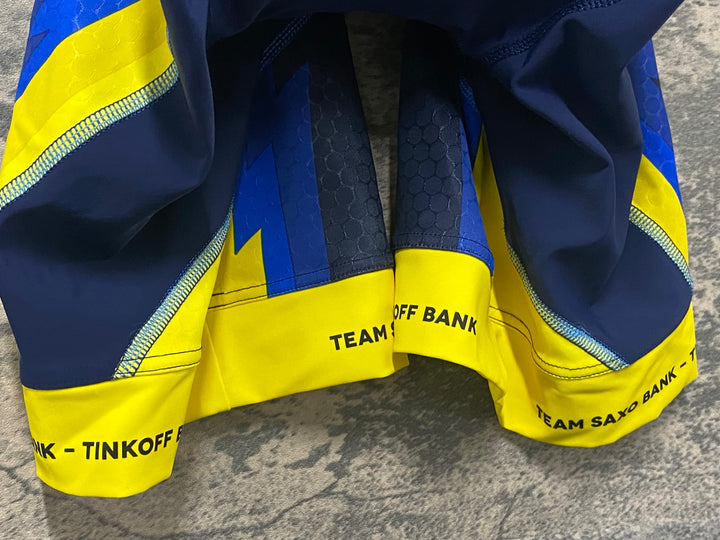 KJ785 スポーツフル sportful ビブショーツ 紺 L SAXO BANK