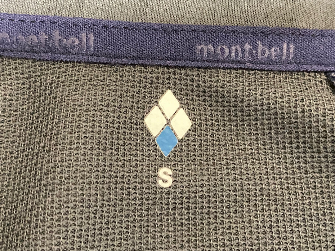 KJ046 モンベル mont-bell 長袖 サイクルジャージ 紺 S