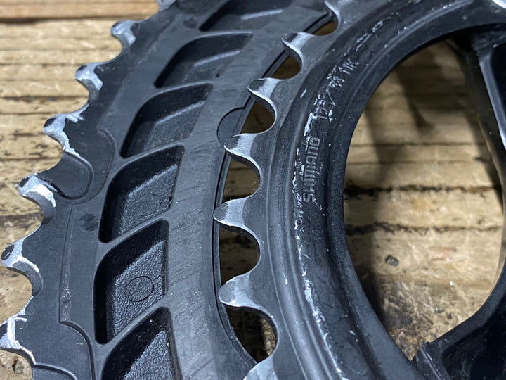 KK326 シマノ SHIMANO 105 FC-R7100 クランクセット 170mm 50/34T ※クランク取付ボルト欠品