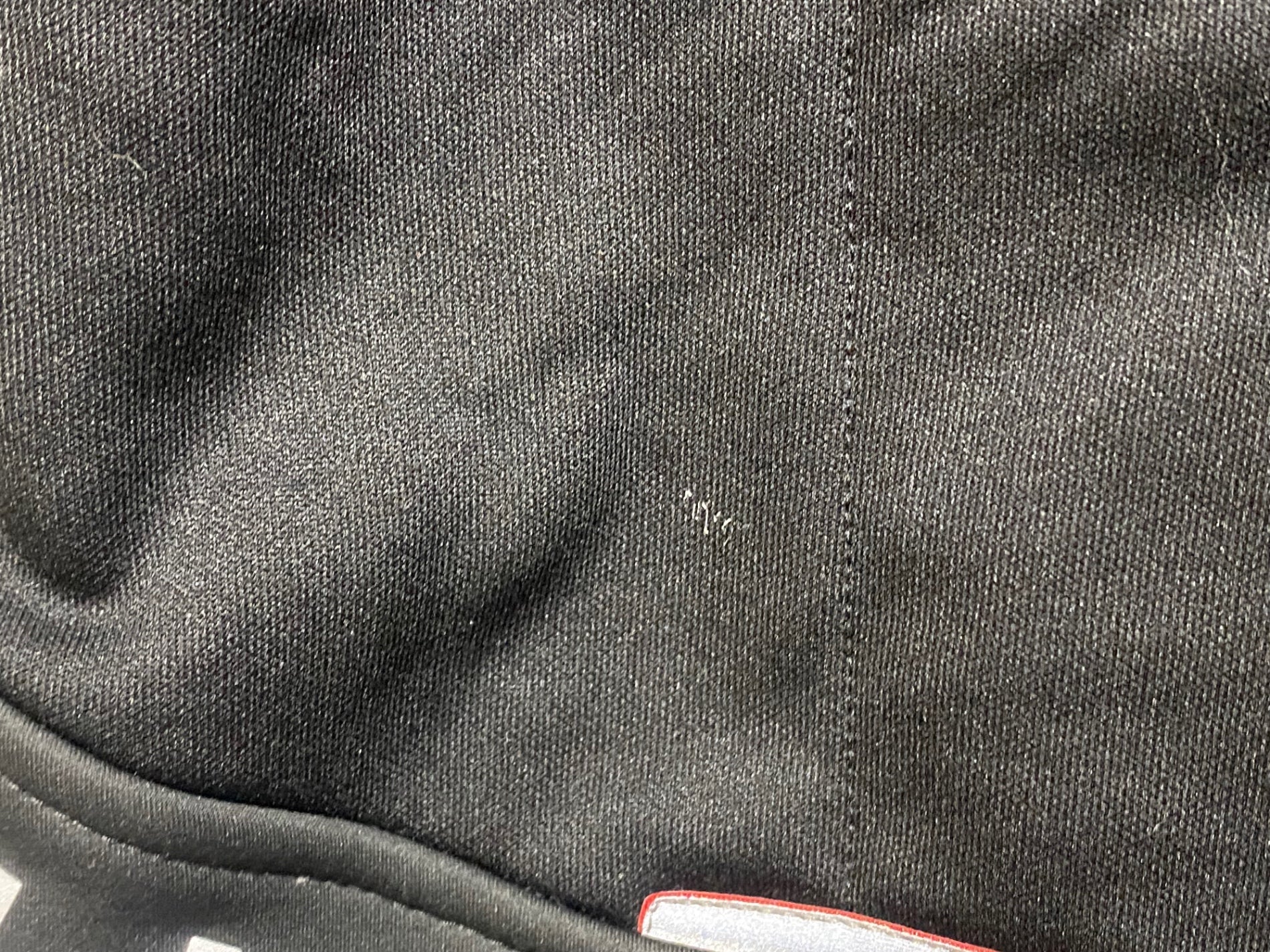 JO287 カステリ CASTELLI 長袖 サイクルジャケット 黒 赤 S 裏起毛
