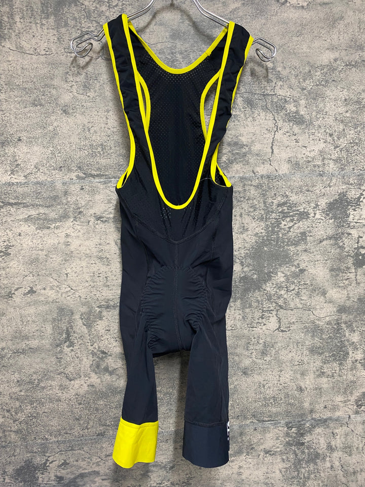 JS648 スキンズ SKINS Cycle Dnamic Bib Half Tights ビブショーツ 黒 黄色 M