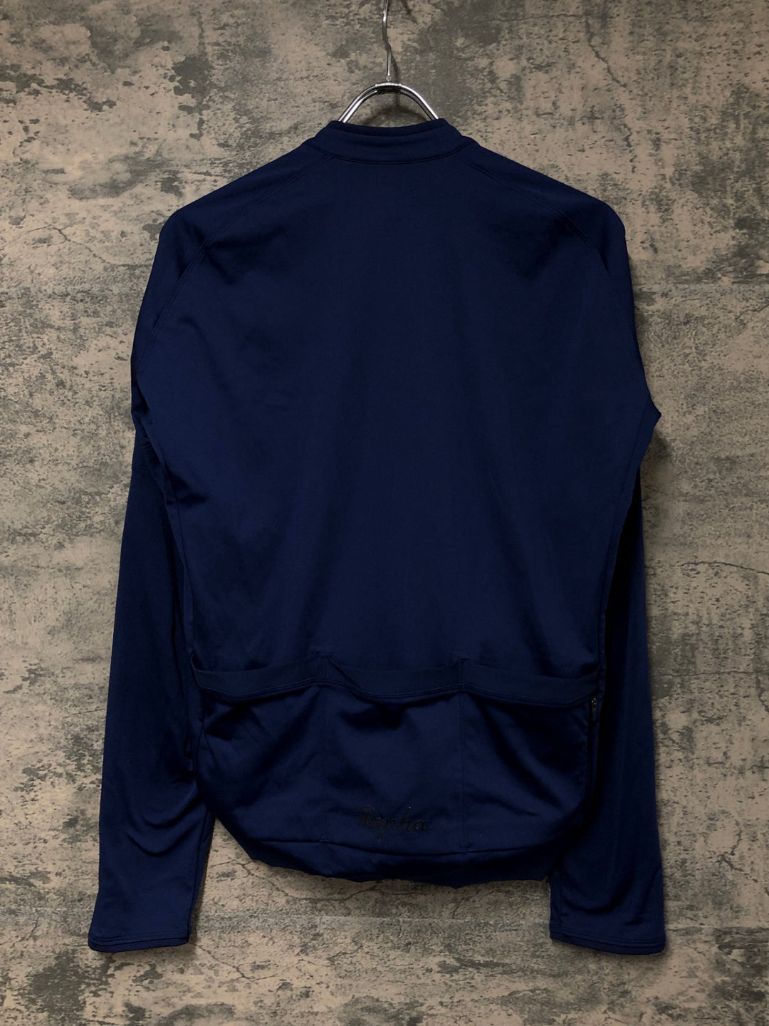 JU215 ラファ Rapha MEN'S CORE LONG SLEEVE JERSEY 長袖 サイクルジャージ ネイビー L 裏起毛