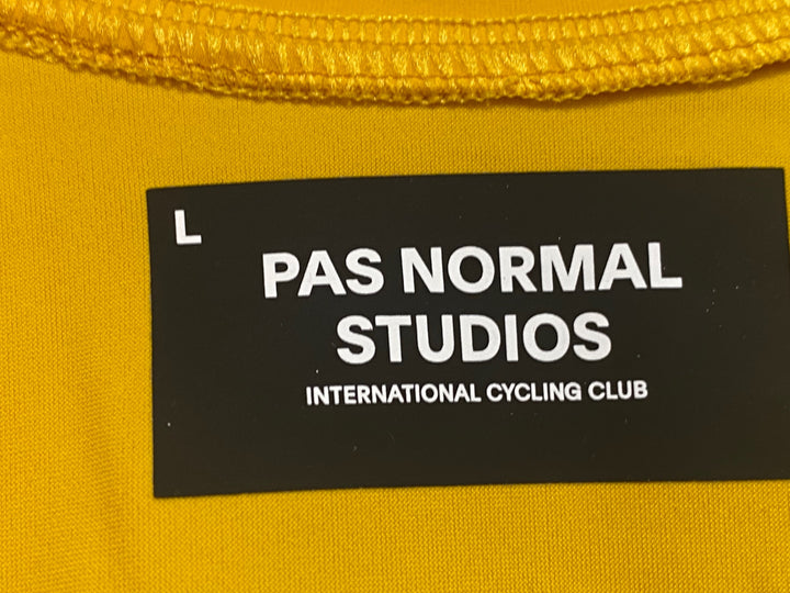 JY674 パスノーマルスタジオ PAS NORMAL STUDIOS 半袖 サイクルジャージ 黄 L