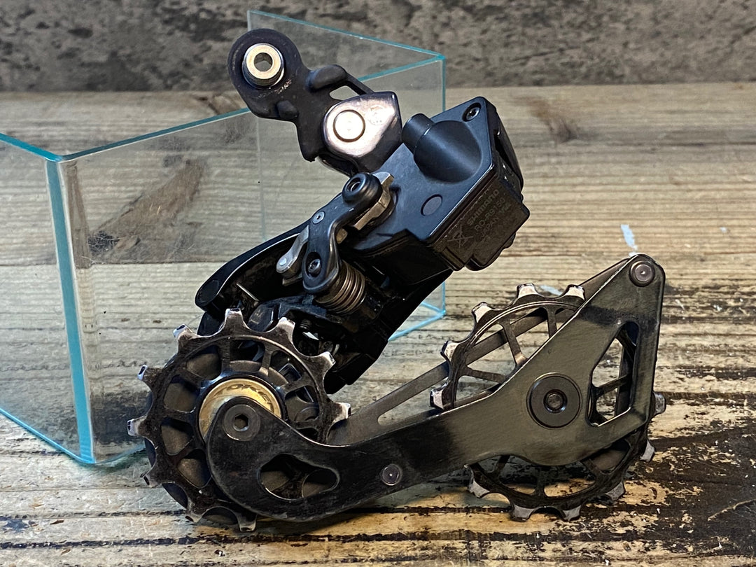 KR468 シマノ SHIMANO デュラエース DURA-ACE RD-R9150 リアディレイラー 11S Di2 動作確認済み ※TOKEN オーバーサイズプーリー 12/14T