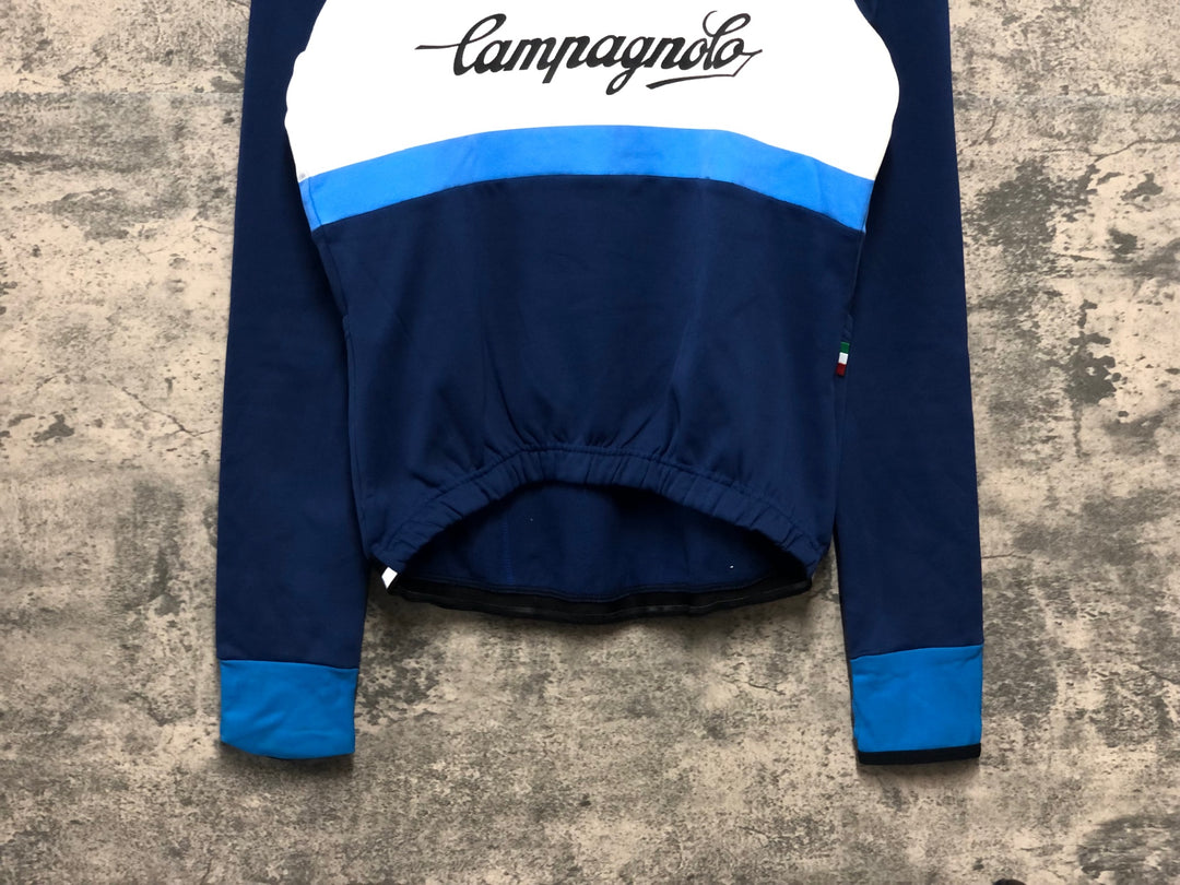 KJ349 カンパニョーロ CAMPAGNOLO 長袖 サイクルジャージ 紺 ※サイズ不明