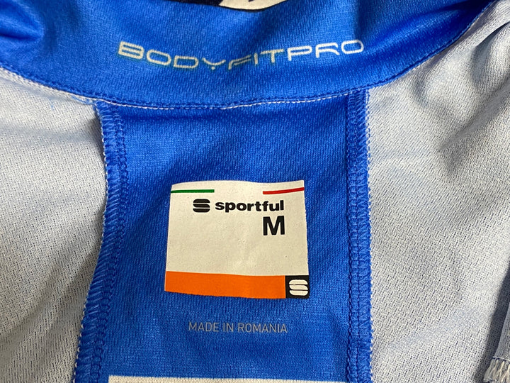 JV215 スポーツフル sportful 半袖 サイクルジャージ 青 M SAXO BANK
