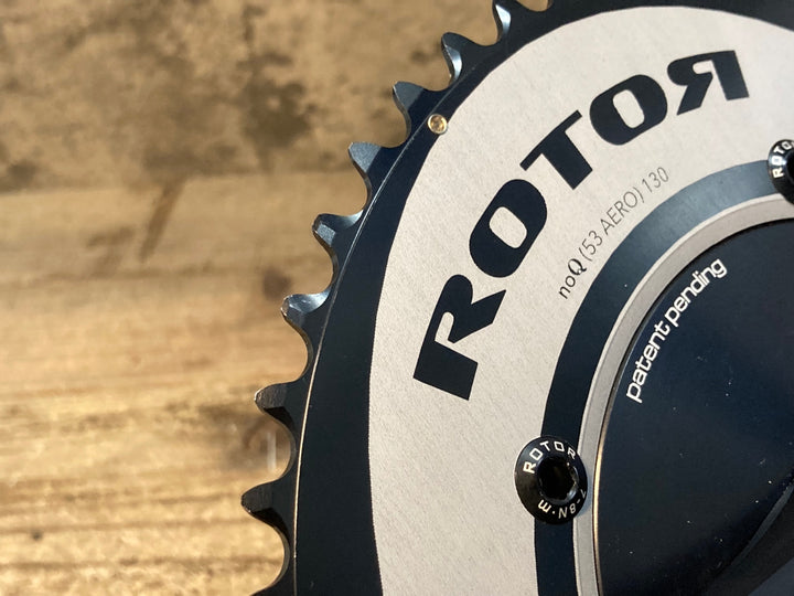 JS252 ローター ROTOR 3D+ AERO noQ クランクセット 165mm 53/39T 130BCD