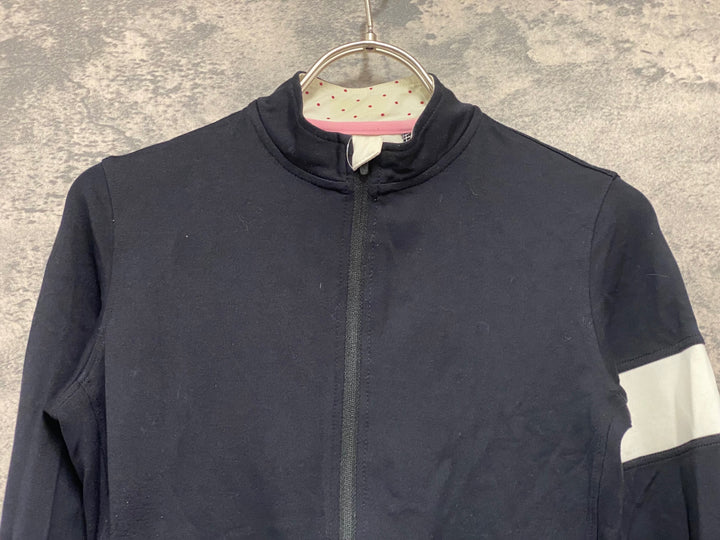 JX635 ラファ Rapha LONG SLEEVE SOUPLESSE JERSEY 長袖 サイクルジャージ 黒 レディース S