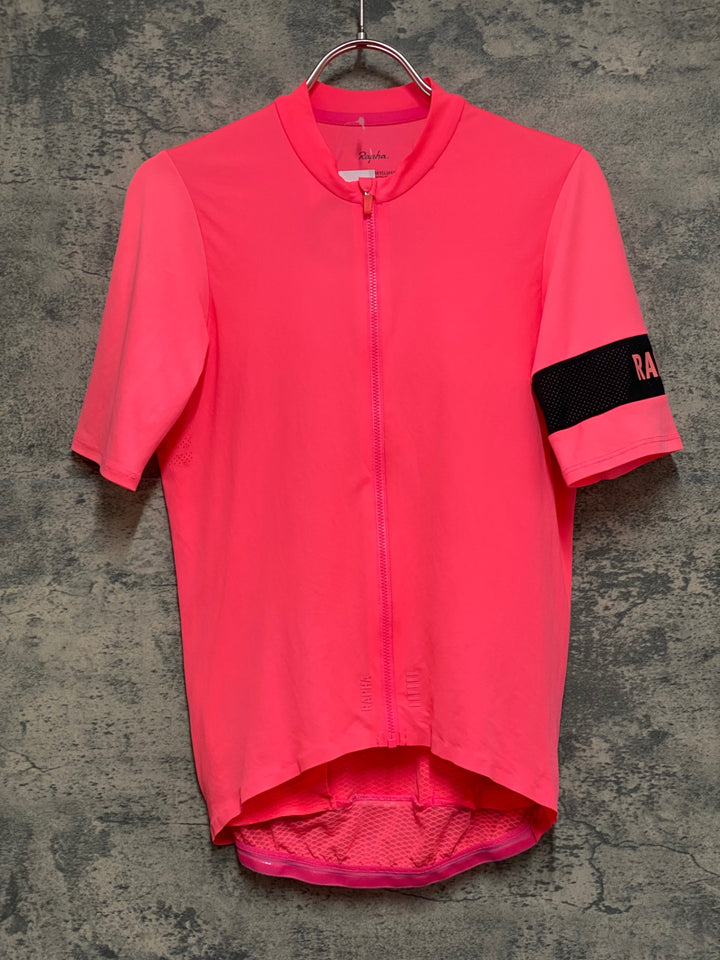 JQ780 ラファ Rapha PRO TEAM FLY WEIGHT JERSEY 半袖 サイクルジャージ ピンク S