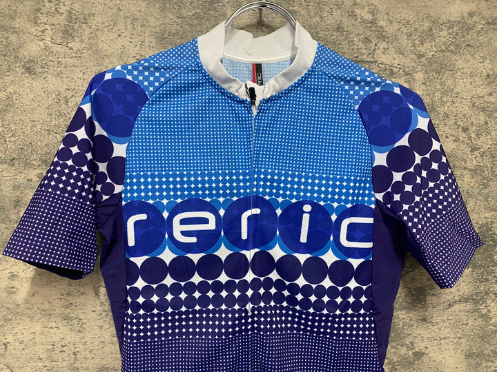 JV972 レリック reric Porca Standerd Jersey 半袖サイクルジャージ 青 M