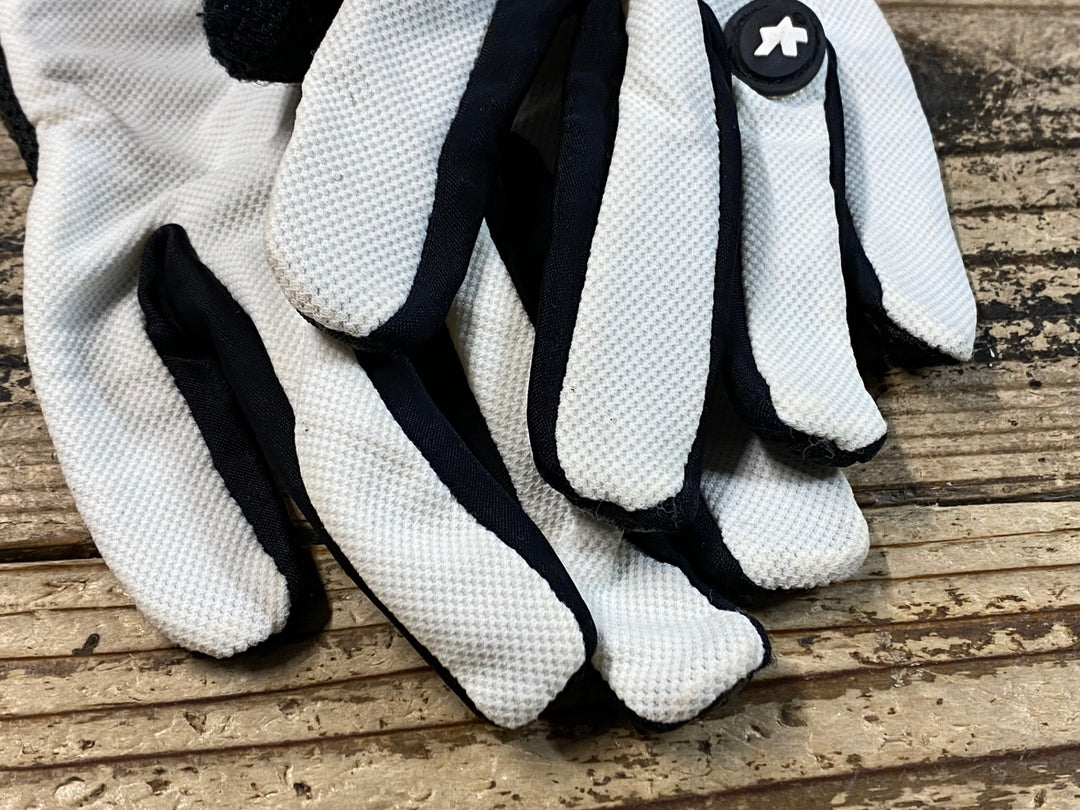 JQ222 アソス assos 長指グローブ 白 M メッシュ