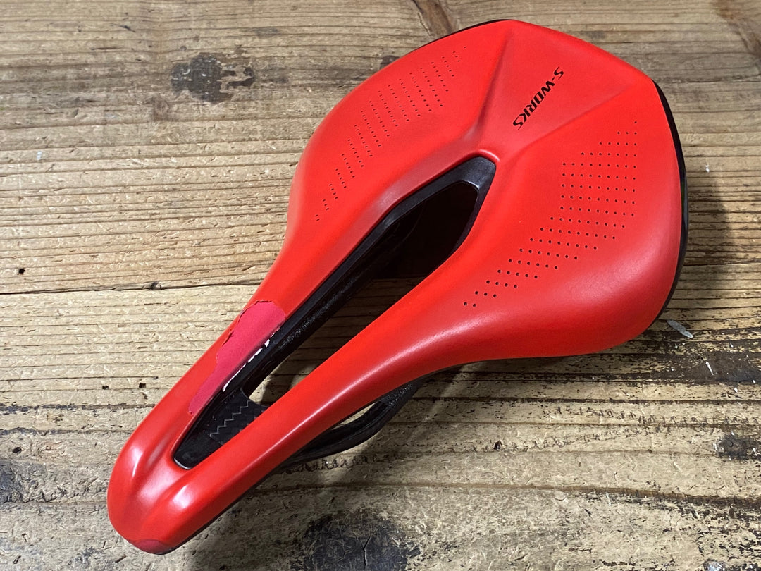 KI445 スペシャライズド SPECIALIZED エスワークスk S-WORKS POWER SADDLE カーボンレール サドル 赤 143mm
