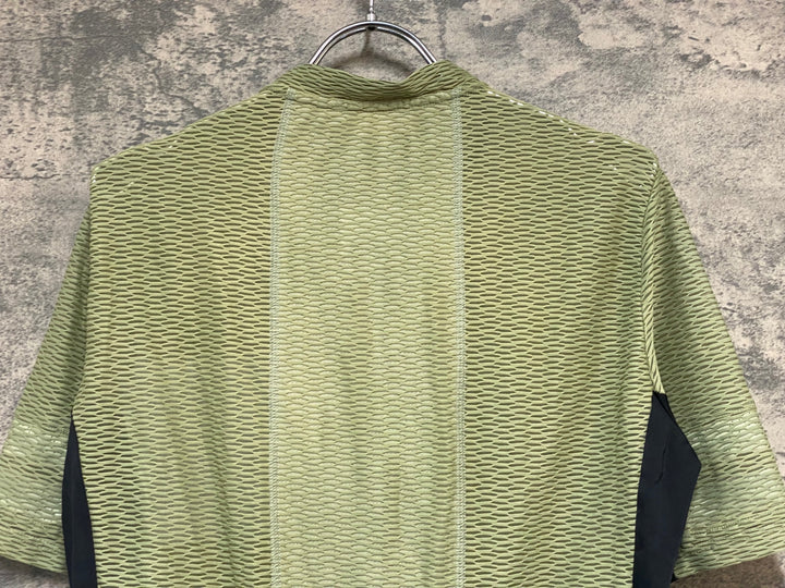 KR588 カフェドシクリステ Cafe du Cycliste CHRISTELLE Man 半袖 サイクルジャージ カーキ L
